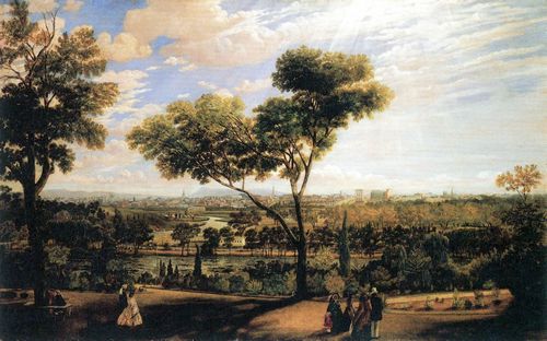 Gritten, Henry C.: Melbourne von den Botanischen Grten aus