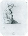Bingham, George Caleb: Zeichnung für die fröhlichen Bootsleute, ein Schiffer