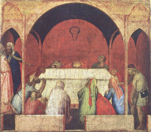 Daddi, Bernardo: Aus dem Leben des Hl. Stephanus: Die Bedrftigen bitten um Wunder am Grab der Hl. Stephanus und Laurentius