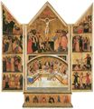 Meister der Predella des Ashmolean Museum: Kreuzigung Christi und Passionsszenen