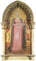 Florentinisch: »Madonna del Parto« mit personifizierten Tugenden