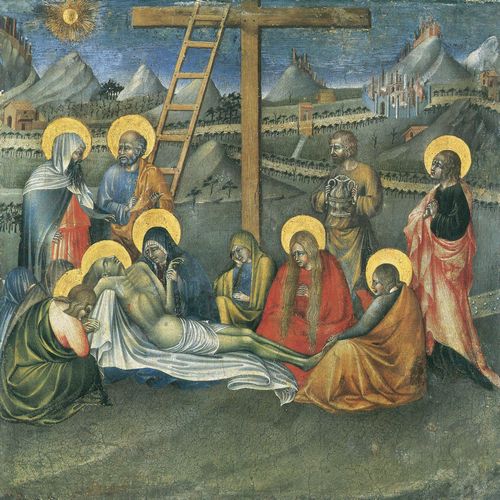 Giovanni di Paolo: Die Beweinung Christi