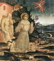 Romano, Antoniazzo: Der Hl. Franziskus von Assisi empfngt die Wundmale