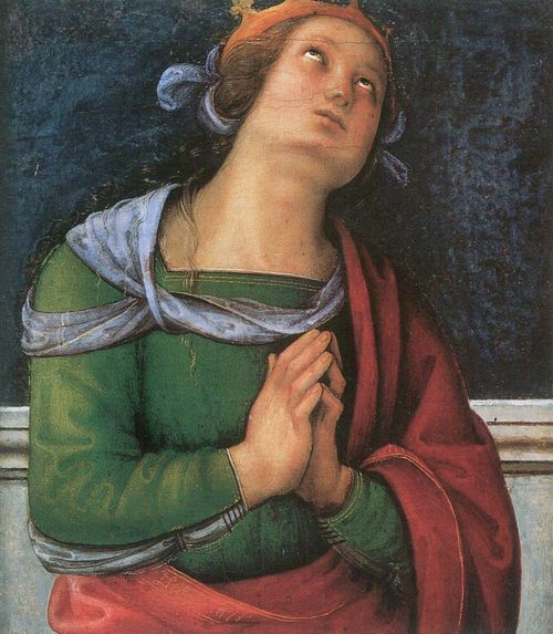 Perugino, Pietro: Die Hl. Flavia