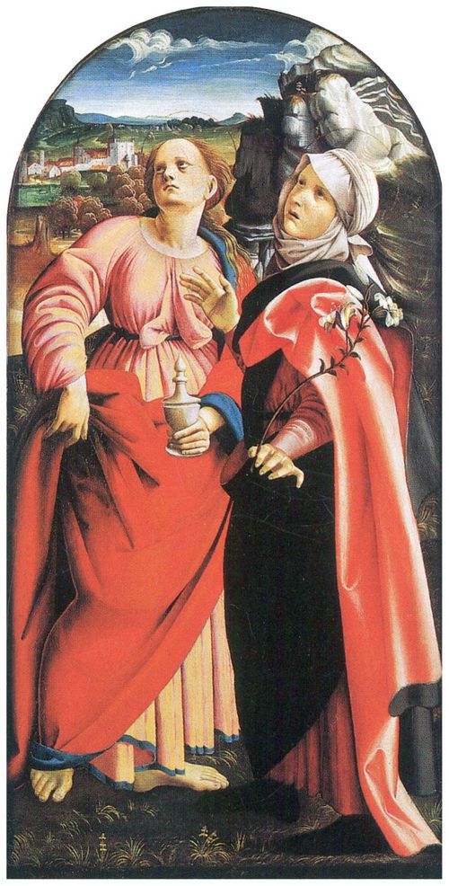 Filotesio, Nicola: Mari Himmelfahrt und die Hl. Laurentius, Benedikt, Maria Magdalena und Scholastika