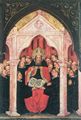 Pietro, Nicolò di: Aus dem Leben des Hl. Augustinus: Der Heilige übergibt seinen Schülern die Ordensregel