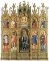 Vivarini, Antonio: Der Hl. Antonius Abbas, Imago Pietatis und Heilige