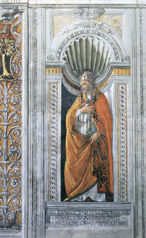 Botticelli, Sandro: Der Hl. Sixtus II.
