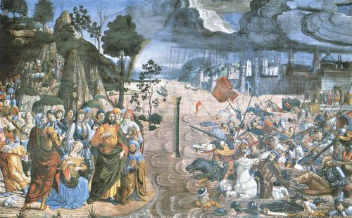 Rosselli, Cosimo: Aus dem Leben des Moses: Der Zug durch das Rote Meer