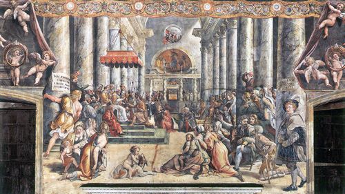 Penni, Giovanni Francesco: Die Konstantinische Schenkung