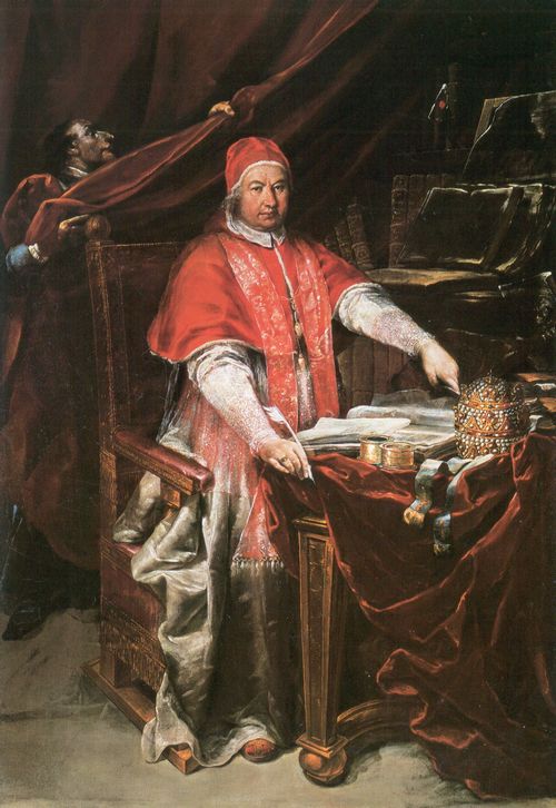 Crespi, Giuseppe Maria: Portrt Benedikts XIV.