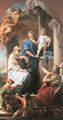Batoni, Pompeo Girolamo: Der Hl. Johannes Nepomuk vor der Jungfrau Maria