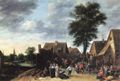 Teniers d. J., David: Kirmes vorm Wirtshaus »Zum Halbmond«