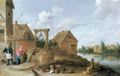 Teniers d. J., David: Eine Dorflandschaft