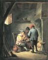 Teniers d. J., David: Drei Bauern beim Feuer