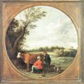 Teniers d. J., David: Landschaft mit Milchmdchen und Hirten
