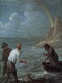 Teniers d. J., David: Drei Fischer werfen ihre Netze aus