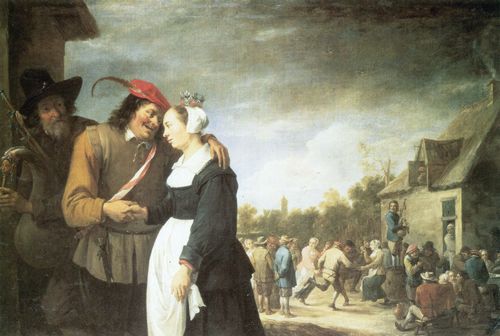 Teniers d. J., David: Eine Bauernhochzeit (Des Bauern Freude)