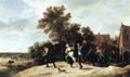 Teniers d. J., David: Der tanzende Dudelsackspieler und seine Kumpanen