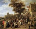 Teniers d. J., David: Kirmes mit der Kirche von St. Gudule, Brssel