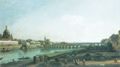 Canaletto (II): Dresden vom rechten Elbufer oberhalb der Augustusbrücke