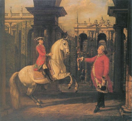 Canaletto (II): Reitstudie des Frsten Poniatowski, gehalten von Oberst Knigsfeld