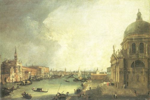 Canaletto (I): An der Mndung des Canale Grande in Venedig