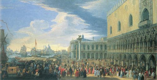 Carlevarijs, Luca: Der Empfang des englischen Botschafters Lord Manchester in Venedig