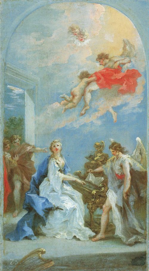 Pellegrini, Giovanni Antonio: Die heilige Ccilie