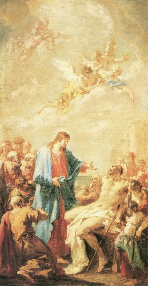 Pellegrini, Giovanni Antonio: Christus heilt den Gichtbrchigen