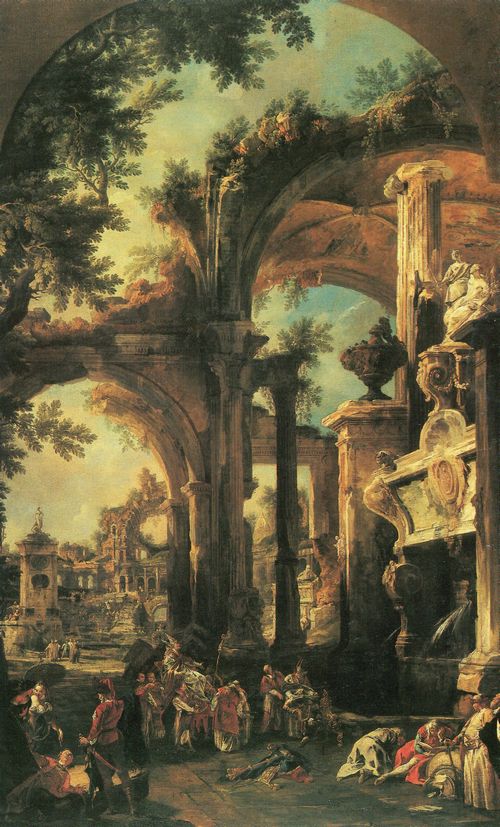Piazzetta, Giovanni Battista: Allegorisches Grabmal des Lord Somers