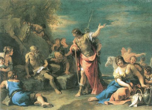 Ricci, Sebastiano: Archimedes verweigert dem rmischen Soldaten den Gehorsam