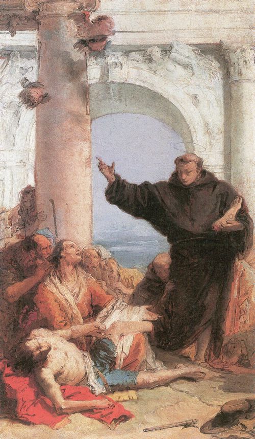 Tiepolo, Giovanni Battista: Die Wunderheilung des zornigen Sohnes