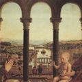 Eyck, Jan van: Madonna des Kanzlers Rolin, Detail