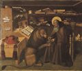 Colantonio, Antonio: Der Heilige Hieronymus im Gehäus
