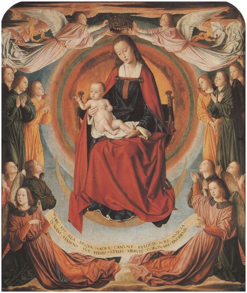 Hay, Jean: Maria in der Glorie, von Engeln umgeben