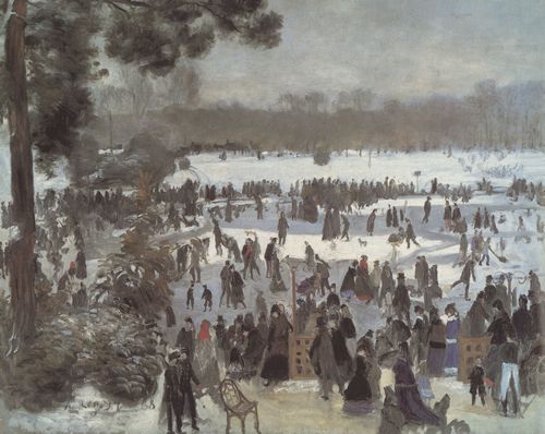 Renoir, Pierre-Auguste: Schlittschuhlufer in dem Bois de Bologne