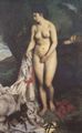 Renoir, Pierre-Auguste: Badegast mit einem Griffon