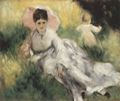 Renoir, Pierre-Auguste: Frau mit Sonnenschirm