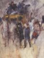 Renoir, Pierre-Auguste: Der Platz Clichy, Detail