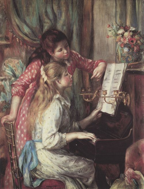 Renoir, Pierre-Auguste: Junge Mdchen am Klavier