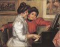Renoir, Pierre-Auguste: Yvonne und Christine Lerolle an dem Klavier