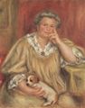 Renoir, Pierre-Auguste: Portrt von Madame Renoir mit Bob
