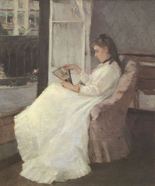 Morisot, Berthe: Die Schwester der Knstlerin an einem Fenster