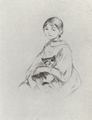 Morisot, Berthe: Mdchen mit Katze