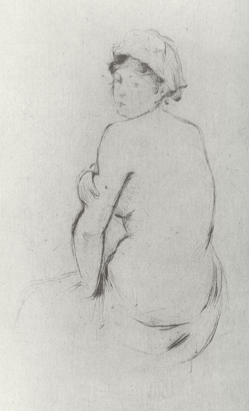 Morisot, Berthe: Akt in Rckenansicht