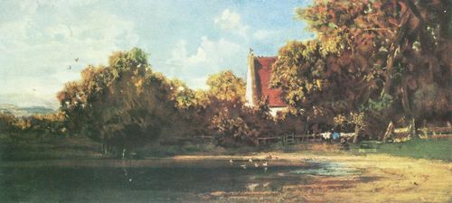 Spitzweg, Carl: Gehft am Teich