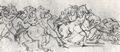 Géricault, Jean Louis Théodore: Start des Barberi Rennens