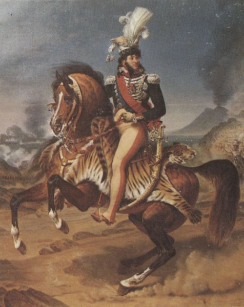 Gricault, Jean Louis Thodore: Portrt von Joachim Murat, Knig von Neapel als Equest
