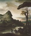 Géricault, Jean Louis Théodore: Landschaft mit Fischern (Morgen)